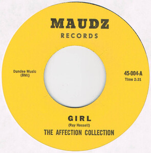 ●THE AFFECTION COLLECTION / GIRL [US 45 ORIGINAL 7inch シングル 新品同様 試聴]