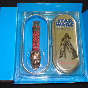 未使用品【ダースモール・ダイキャスト ウォッチ】DARTH MAUL DIE-CAST WATCH・HOPE・腕時計・STAR WARS EPISODE1・スターウォーズの画像6