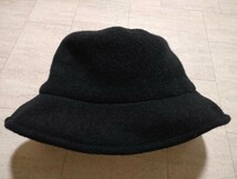 サイズ：L 　定価:7700円　美品　日本製　帽子 ハット 【Racal】Wool Bucket hat RL-21-1187　ウール　パケットハット　黒_画像3