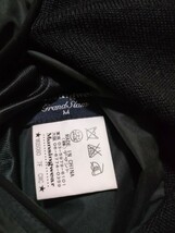 サイズ：M　美品　Munsingwear マンシングウェア リバーシブルニットポリエステルベスト　 刺繍ロゴ ゴルフウェア　黒_画像8