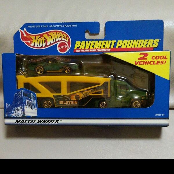 希少品 ホットウィール2COOL VEHICLES MATTEL WNEES PAVEMENT POUNDERS