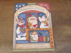 2310MK●洋書「In the Company of Friends」Artwork by Helena Cook, Sue Jernigan, Renee' Mullins, Sandi Strecker●トールペイント/図案