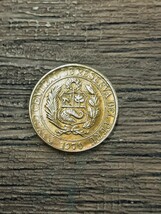 アンティークミニコイン ペルー 1970年 5センタボス硬貨 PR5C1026_画像1