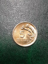 アンティークミニコイン ペルー 1970年 5センタボス硬貨 PR5C1026_画像8