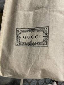 GUCCI　ノベルティ　トート　バッグ　キャンバス　新品　未使用　白