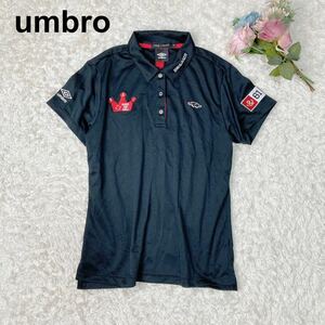 umbro アンブロ ラフアンドスウェル ROUGHSWELL ポロシャツ M レディース ゴルフ 鹿の子 ドライポロ B102303-66