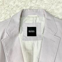 HUGO BOSS ヒューゴボス 52 XL相当 大きいサイズ コットン テーラードジャケット ピンク系 2B メンズ B102317-57_画像4