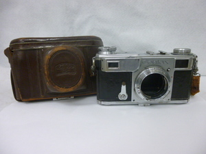 【M38251】 Contax コンタックス ZEISS IKON ツァイスイコン フィルムカメラ カバー付 ジャンク品