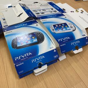 [13 set ] PS Vita memory card PlayStation Vita VITA SONY PCH-1000 box vanity case set summarize used 