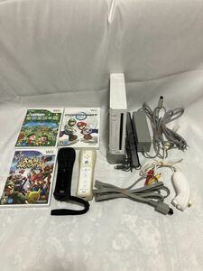 【動作確認済み】Wii 本体 どうぶつの森 マリオカート スマッシュブラザーズ 付属