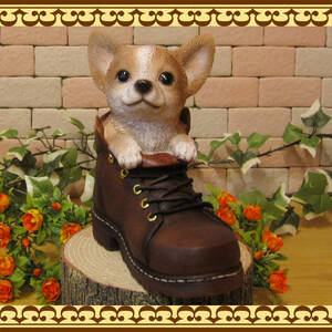  real . dog. ornament shoes dog chihuahua ... dog objet d'art dog ornament gardening garden . front door 