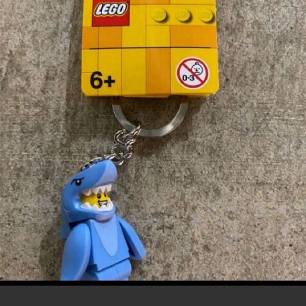 レゴ LEGO サメ キーリング キーチェーン キーホルダー レゴミニフィグ ミニフィグ