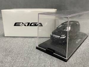 M6261【非売品】スバル エクシーガ EXIGA ミニカー ディーラー特注 カラーサンプル ブラック 保管品