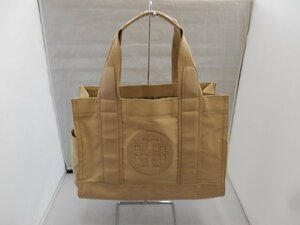 【TORY BURCH】トリーバーチ　トートバッグ　ベージュ　ナイロン　SY02-D1O