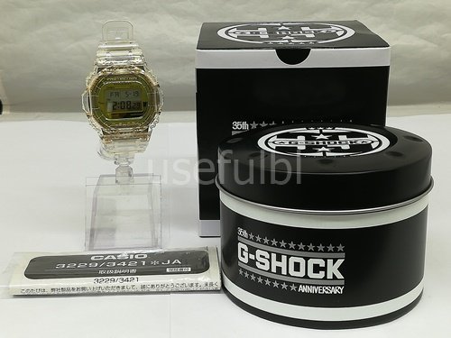 カシオ G-SHOCK 35周年記念モデル グレイシア ゴールド DW-5735E-7JR