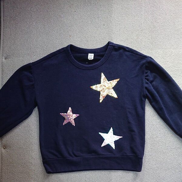 size XL160 GAPKIDS スパンコールのトレーナー