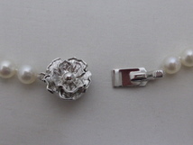 淡水真珠デザインロングネックレス 約5.0-8.0mm SILVER刻印 パールジュエリー 総重量約56.3g シルバー SV ケース付 60サイズ_画像9