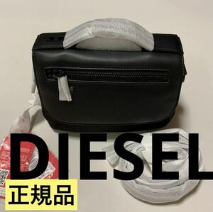 洗練されたデザイン　DIESEL　Nylon Mono Mini Messenger X　ブラック　X09643 P5155　2023-2024新製品