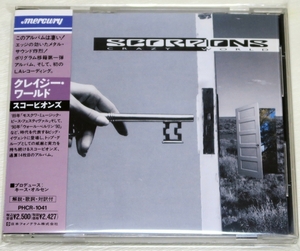 ☆ 旧規格 CD スコーピオンズ SCORPIONS クレイジー・ワールド CRAZY WORLD 初回盤 日本盤 帯付き PHCR-1041 846 908-2-A1M V 新品同様 ☆