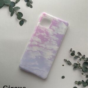 XPERIA AQUOS GALAXY arrows ハード ソフト スマホケース Sky パープル