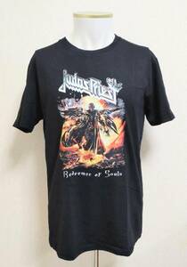 送料無料　【Lサイズ】ジューダス・プリースト　Tシャツ　Judas Priest　ロブ・ハルフォード　ロックバンド　ファンスマ