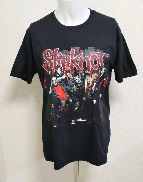 送料無料　【Lサイズ】スリップノット　SLIPKNOT　Tシャツ　ロックバンド　メンバー　ジョーイ　ポール　ファンスマ