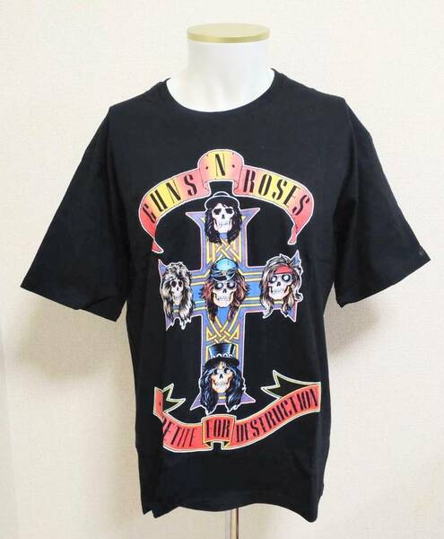 送料無料　【XLサイズ】ガンズ＆ローゼス　Tシャツ　 Guns N' Roses Appetite for Destruction　ロックバンド　ファンスマ