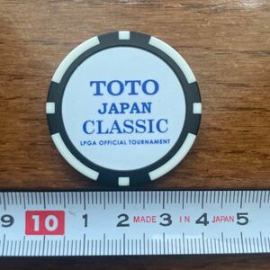 TOTO JAPAN CLASSICカジノチップ ボールマーカー ブラック