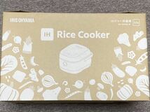 ◆IRIS OHYAMA アイリスオーヤマ◆ヘルシーサポート IH ジャー炊飯器 RC-INH50-B ブラック 5.5合 ライスクッカー◆未使用◆_画像3