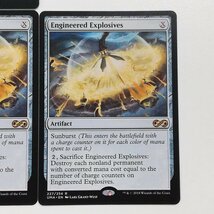 sA097o [人気] MTG 茶 レア R アーティファクト 仕組まれた爆薬 Engineered Explosives 2XM 1枚 UMA 2枚 計3枚 英語版_画像5