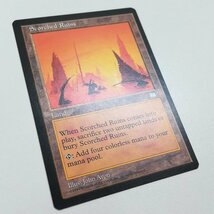 sA007o [人気] MTG 焦土 Scorched Ruins ウェザーライト WTH 土地 R レア 英語版 計2枚_画像4