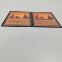 sA007o [人気] MTG 焦土 Scorched Ruins ウェザーライト WTH 土地 R レア 英語版 計2枚_画像3