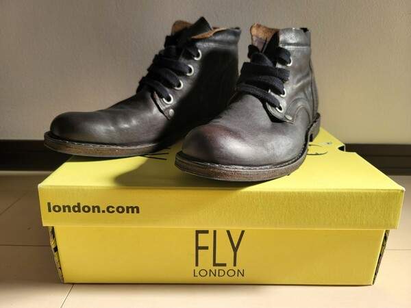 FLY LONDON フライロンドン RUFUS BLACKブーツ サイズ43　27.5cm ★新品未使用★