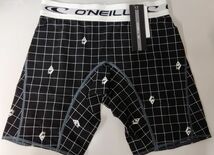 定価2700円 O'NEILL オニール ●白チェック XL●インナーパンツ アンダーショーツ サポーター 625951_画像1