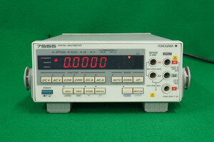 デジタルマルチメータ 7555-01 横河電機 YOKOGAWA 中古