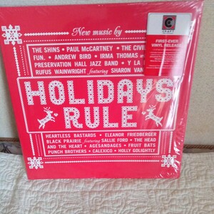 ポール・マッカートニー参加　HOLIDAYS RULE 2枚組　レッドカラーアナログレコード