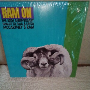 RAM ON THE 50TH ANNIVERSARY TRIBUTE TO PAUL ＆ LINDA McCATNEY'S RAM 2枚組ブラックレコード　開封済未使用品