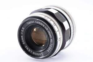 【美品】Canon キャノン 50mm F2.8 Lマウント キヤノン #D10556