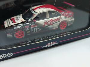 EBBRO 1/43 KOSEI SPIRIT ALTEZZA SUPER TAIKYU 2004 品番 621 トヨタ　アルテッツァ