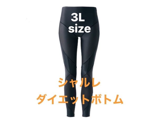 シャルレ■IW062■ダイエットサポートボトム(メッシュ調・9分丈)■3Lサイズ