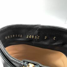 Salvatore Ferragamo フェラガモ ショートブーツ　レザー　9 26.5cm レディース　靴　シューズ　ブラック　黒　レザー_画像6