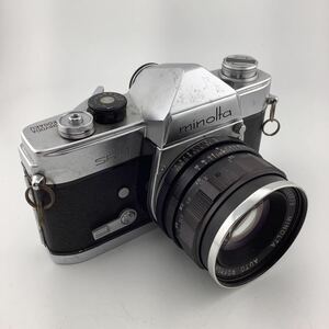 MINOLTA SR-1 ボディ ミノルタ フィルムカメラ ROKKOR -PF 1:2 f=55m mレンズセット【k2319】