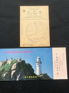 銚子電気鉄道　犬吠崎周遊地指定15周年記念乗車券　おまけ付き