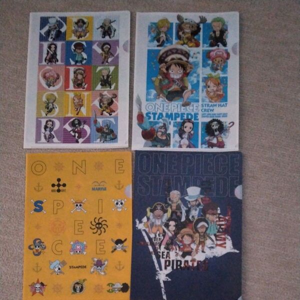 ONE PIECE スタンピード クリアファイル4枚