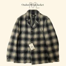 【傑作】RRL “Ombre Wool Jacket” M オンブレ ジャケット コート ヴィンテージ ウール Ralph Lauren _画像1