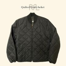 RRL “Quilted Twill Liner Jacket” M キルティング ライニング ライナー ミリタリー ジャケット 黒 ブラック Ralph Lauren ヴィンテージ_画像1