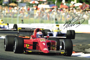 ○ アラン・プロスト フェラーリ 直筆サインフォト/写真 F1 Alain Prost