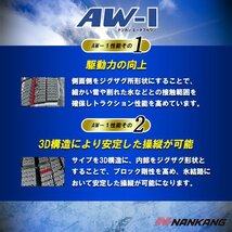 ◆新品 NANKANG ナンカン AW-1スタッドレス 215/55R17インチ 2022年製_画像4
