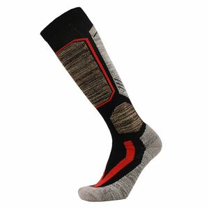  men's snowboard outdoor socks 1 pair trekking socks ski socks black 