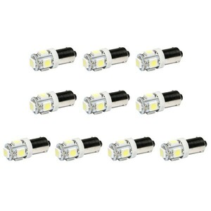 10個セット●● 24V SMD5連 G14(BA9s・T8.5) LED 電球 トラック デコトラ ダンプ バス 大型車用 ホワイト 無極性